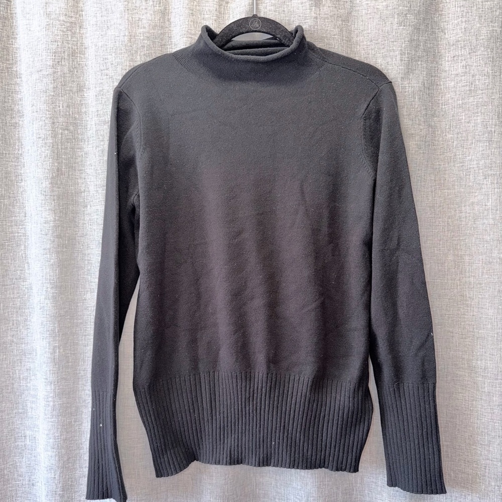 French Connection Womens's black rollneck Sweater Large